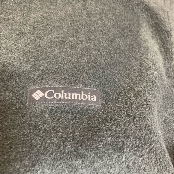 Columbia Mens Full Zip Sleeveless Pockets Fleece Vest Gray L. EUC - Picture 6 of 8